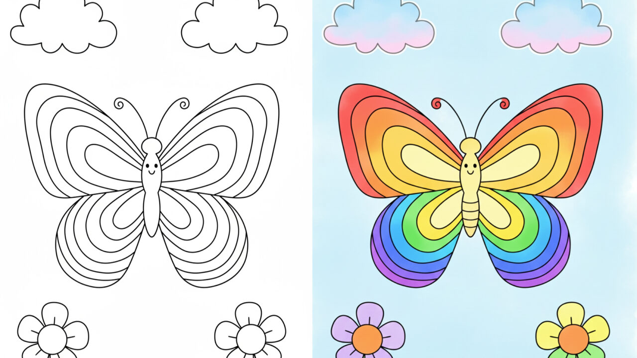 Butterfly Coloring Pages