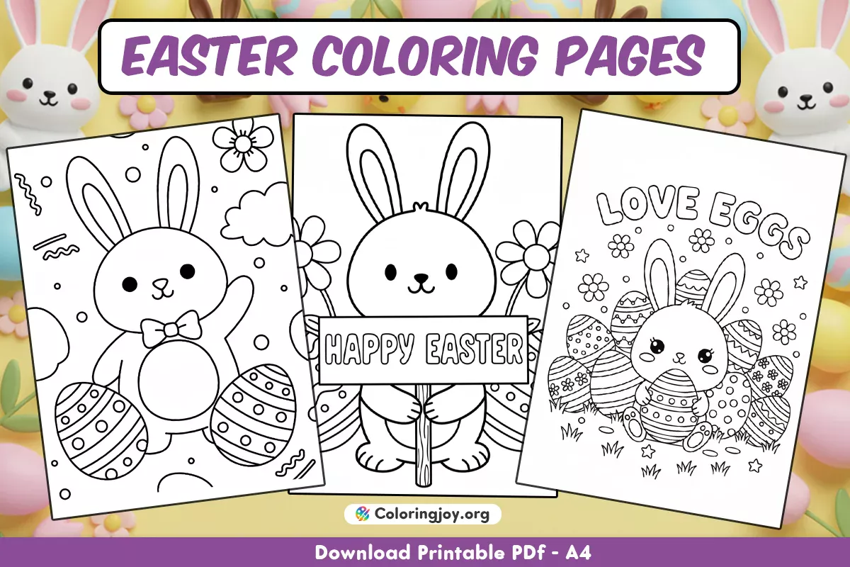 Free Printable Easter Coloring Pages (140+ PDFs)