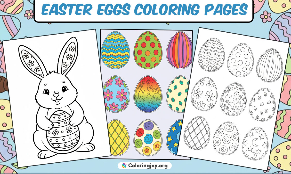 Easter Eggs Coloring Pages