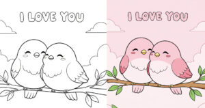 I Love You Coloring Pages (27 Printable PDFs Free Download)