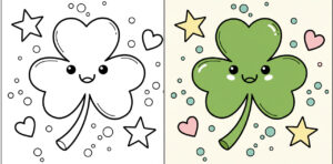Shamrock Coloring Pages PDFs (100% Free Printable)