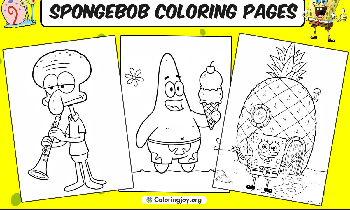 Spongebob coloring pages