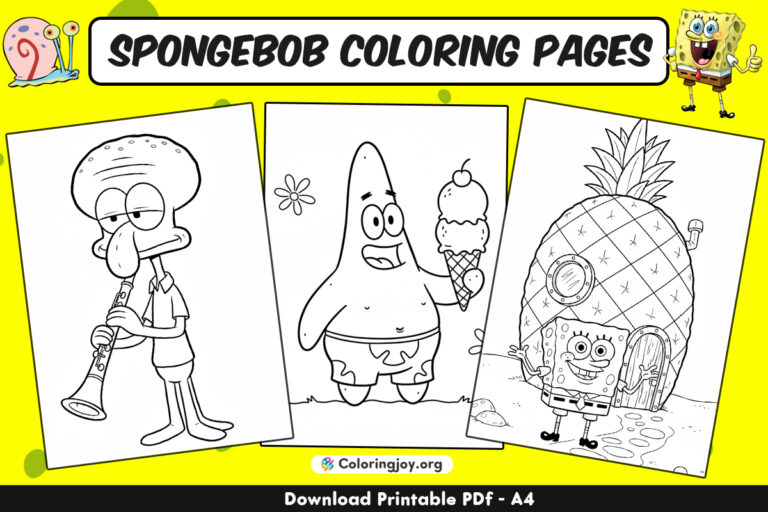 Spongebob coloring pages
