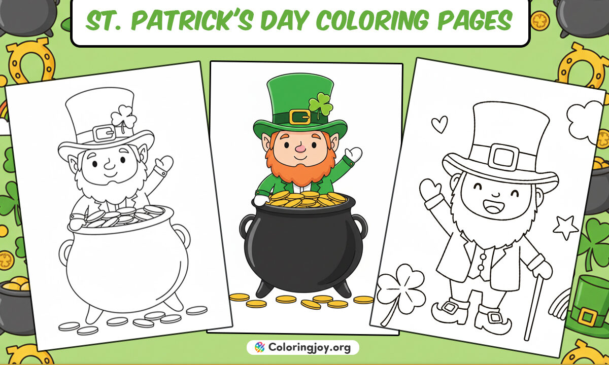 St. Patrick's Day coloring pages printable