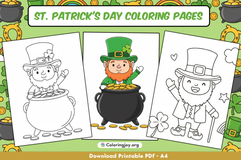 St. Patrick's Day coloring pages printable