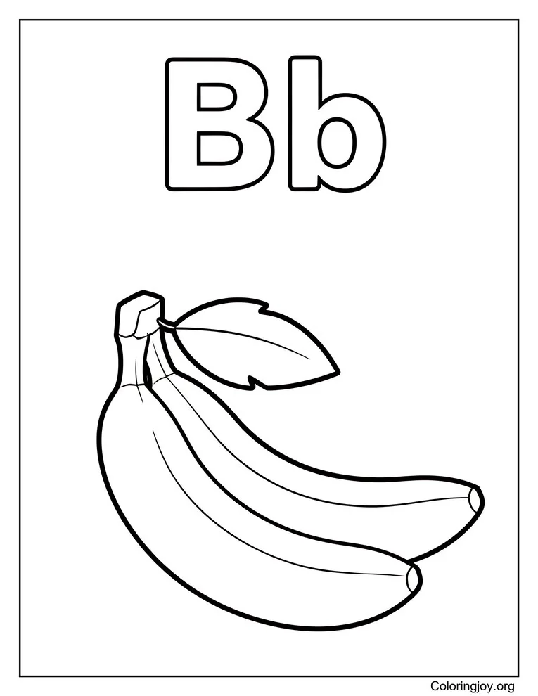 B For Banana