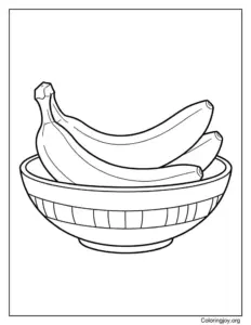 Banana Bunch In Bowl
