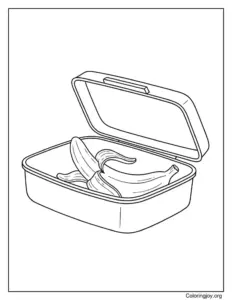 Banana In Lunch Box