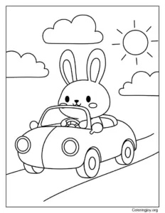 Rabbit Riding a Bicycle