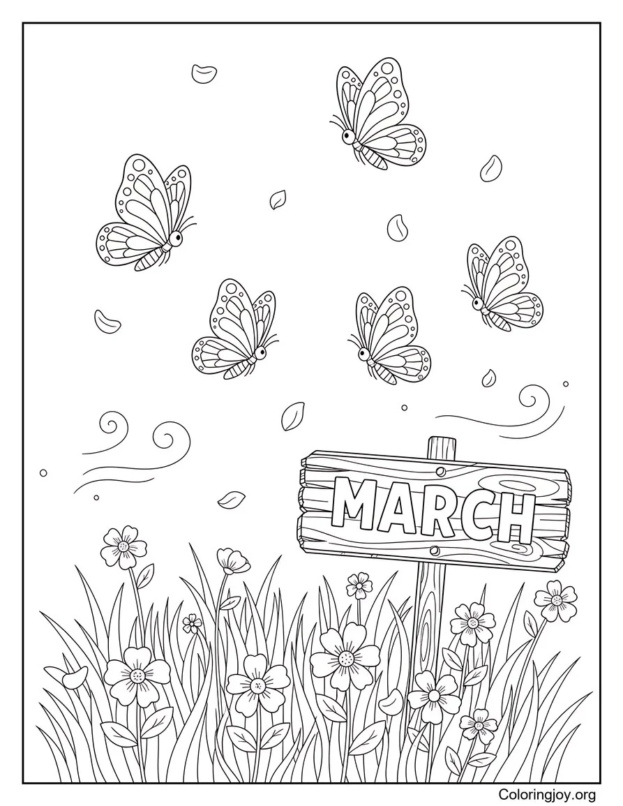 Butterfly Dance in the Meadow