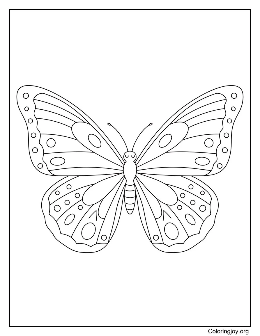 Shows Off Its Sparkly Wings Butterfly