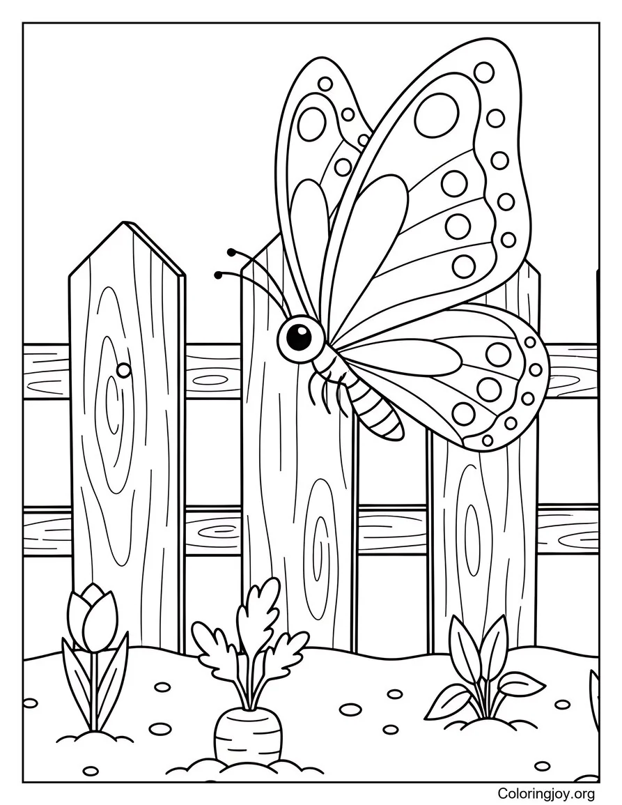 Visits the Garden Awakening Butterfly