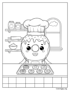 Chef Donut Decorating Mini Donuts