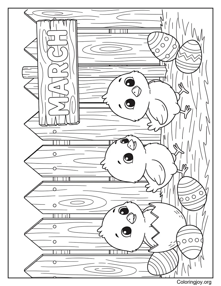 Chicks & Easter Eggs