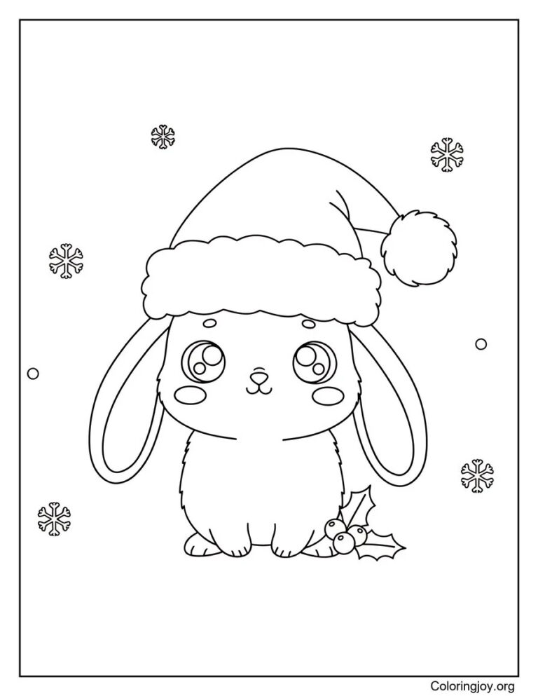 Bunny coloring pages