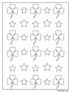 Clover and Star Pattern