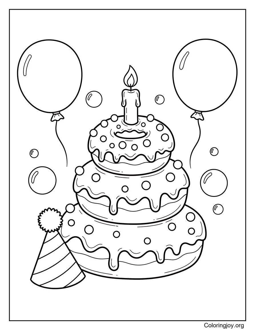 Donut Cake Celebration