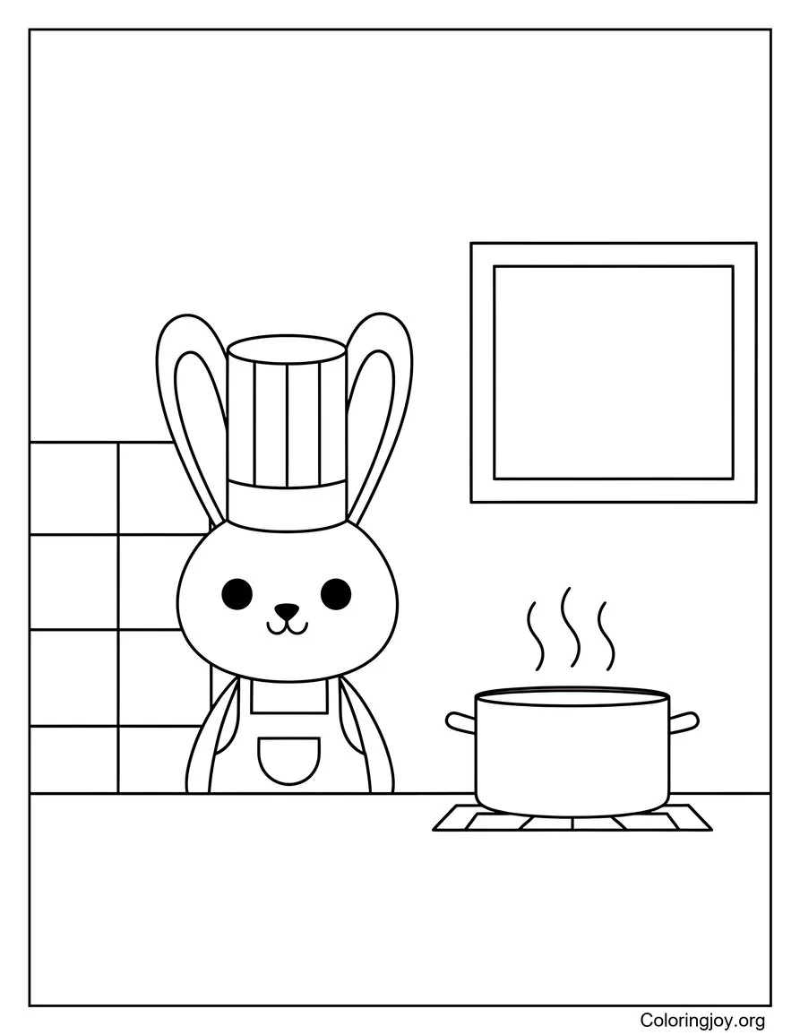 Bunny patinando en el parque