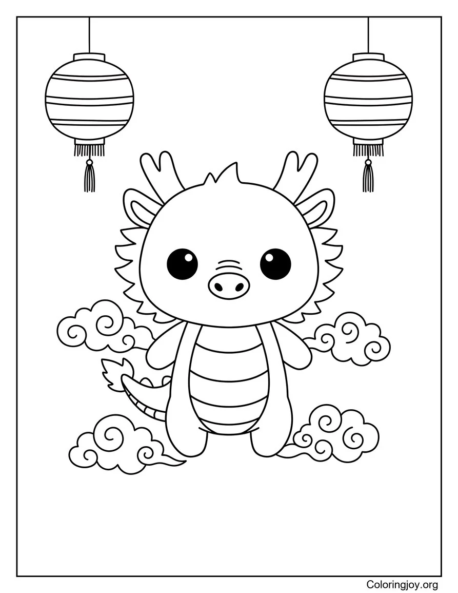 Dragón chino para el Año Nuevo Lunar