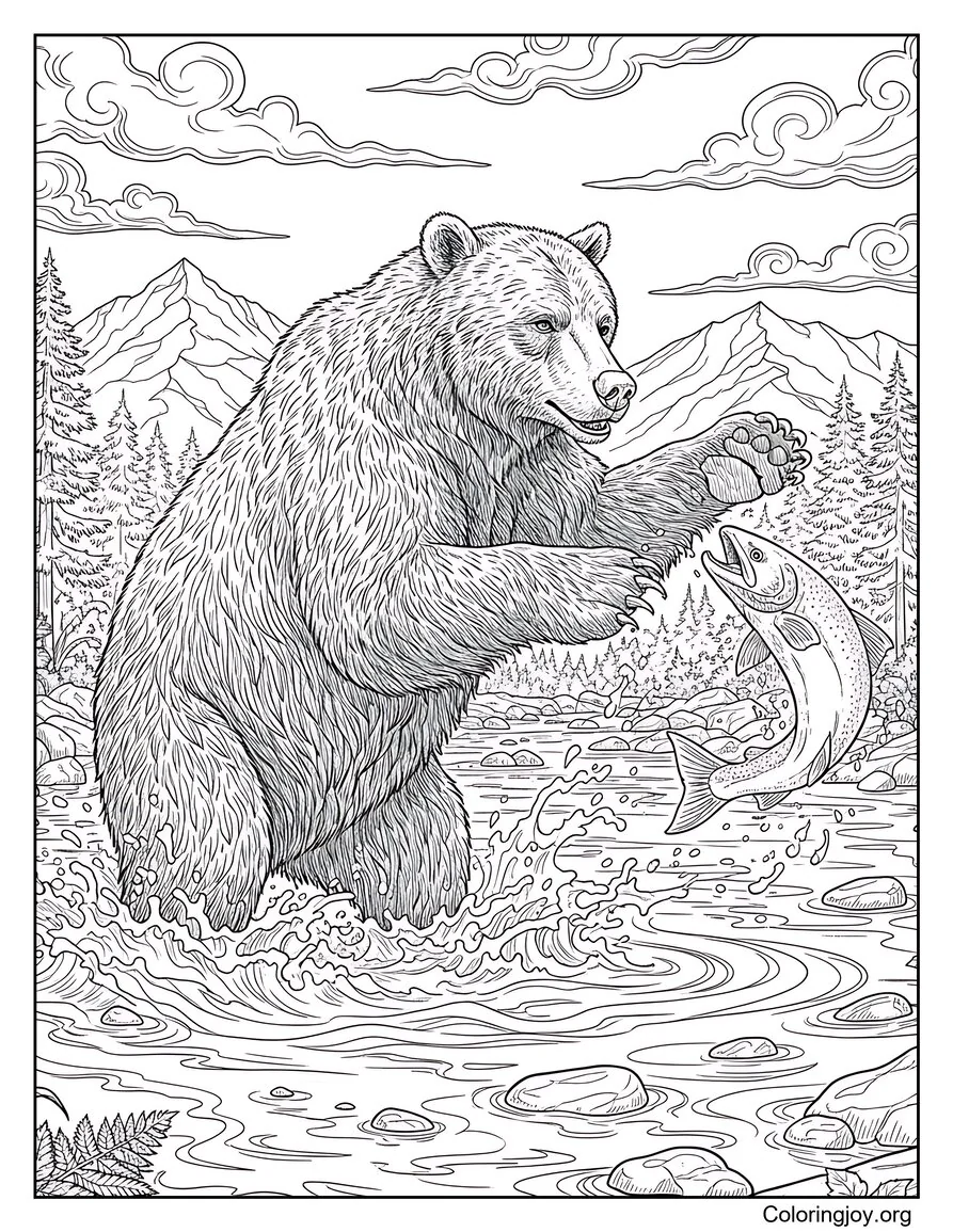 Escalada realista del oso negro americano