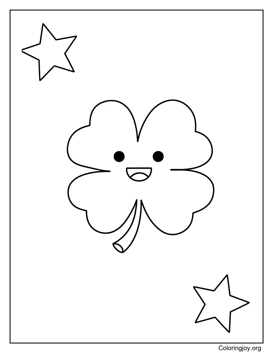 Trébol simple para niños pequeños