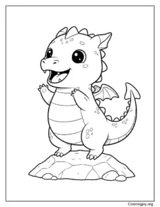 Fierce Mountain Dragon Roaring Loudly