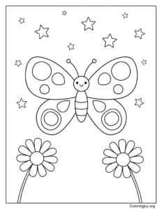 Friendly Fluttering Butterfly