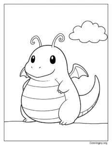 Friendly Orange Dragon Inspired by Dragonite