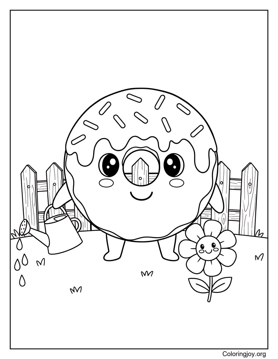 Gardening Donut Watering Flower Sprinkles