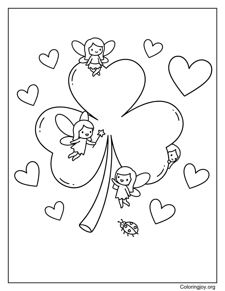 Shamrock and Rainbow Combination