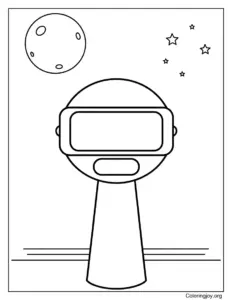 Gold Garnolds Simple Charm Coloring Page