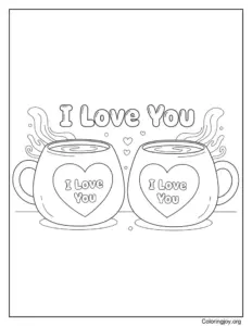 Heart Mug Duo I Love You
