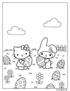 Hello Kitty and My Melody Hide Eggs