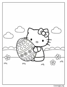 Giant Patterned Easter Egg