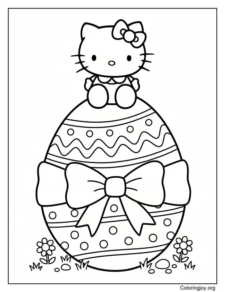 Sitting on Big Bow Egg