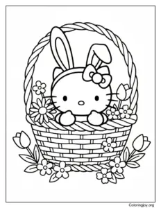 Bunny Ears in Flower Basket