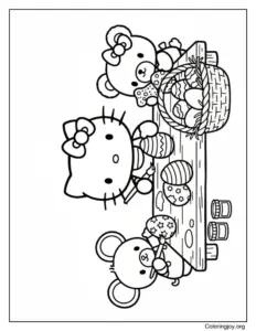 Tiny Friends Painting Eggs