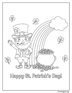 Magical Leprechaun Rainbow St Patrick's Day