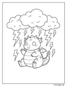 Lightning Dragon in a Thunderstorm