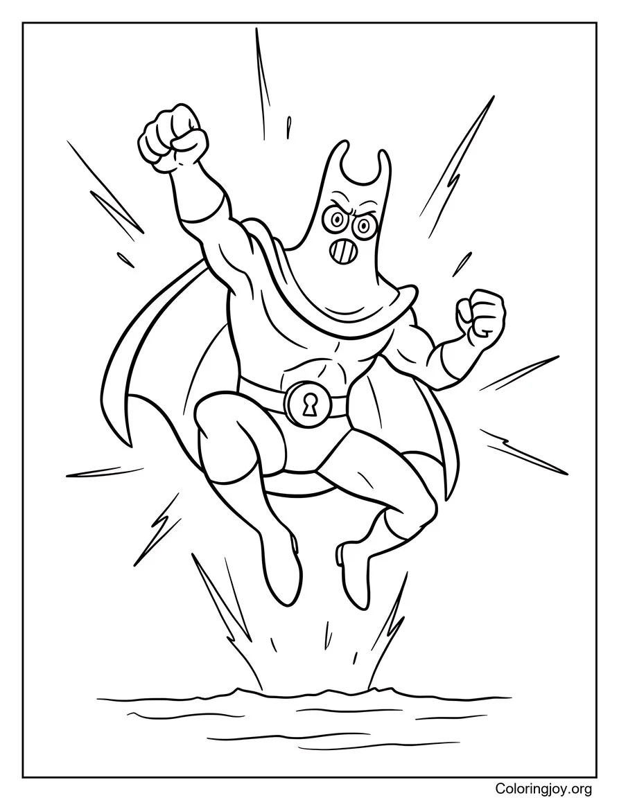 Man Ray coloring sheet