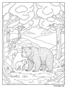 Polar Bear Walking Across Arctic Ice