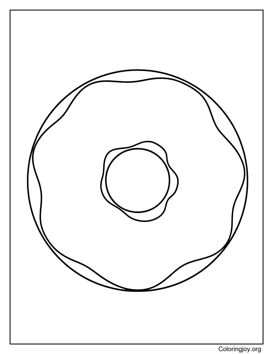 Plain Donut Template