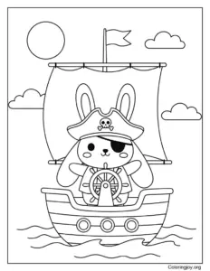 Bunny Firefighter Saving the Day