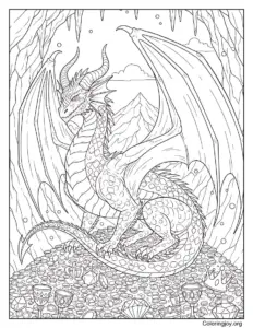 Red Chromatic Dragon Fantasy Page