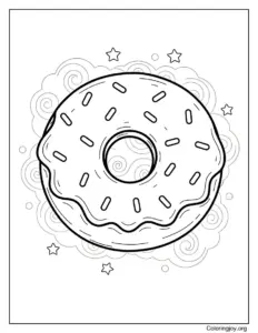 Shaded Frosted Donut