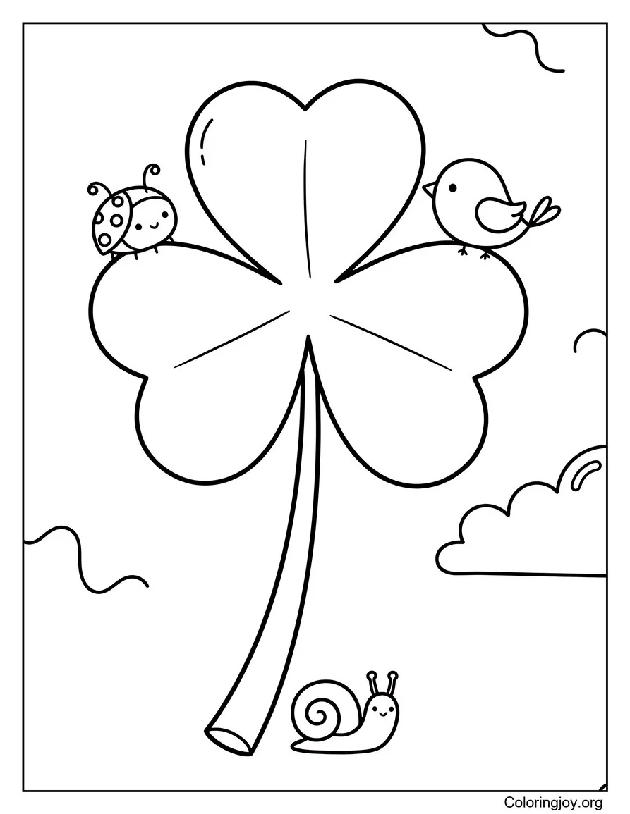 Cute Printable Shamrock