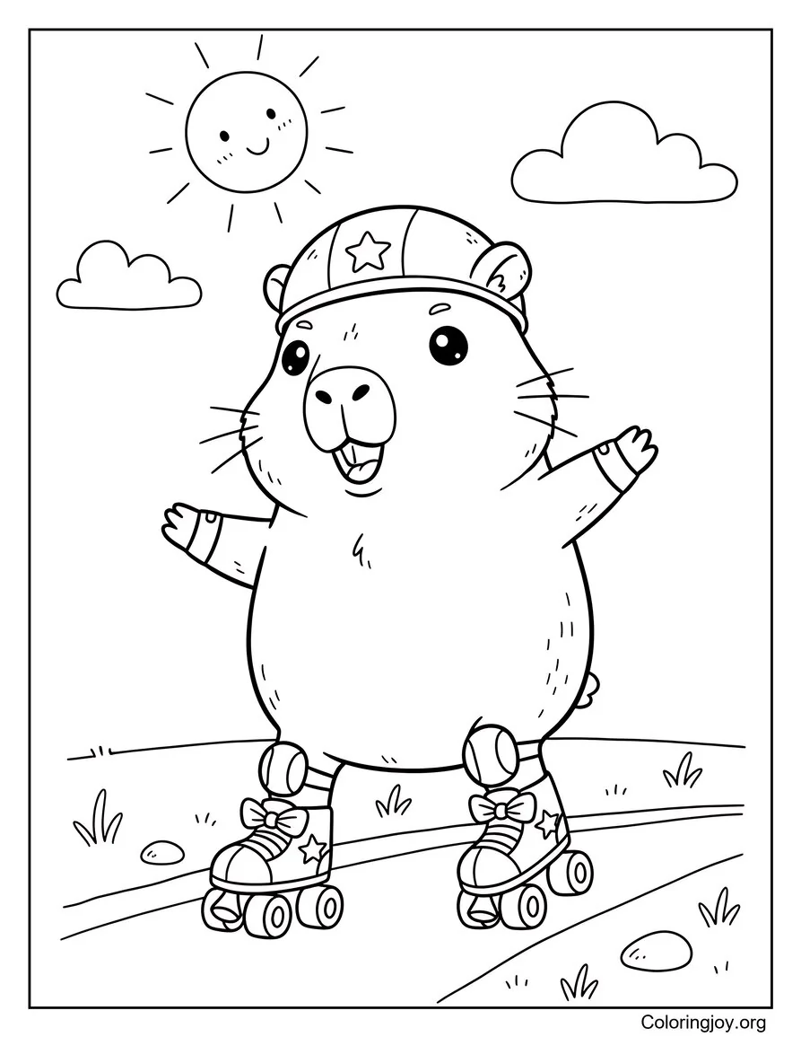 Skating Capybara Adventure