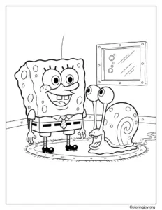 SpongeBob and Gary Best Friends Scene