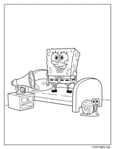 SpongeBob and Gary Morning Routine