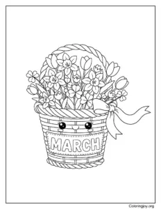 Spring Flower Basket